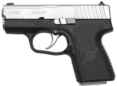 Kahr PM9 Micro Pistol PM9093A, 9mm, 3", Synthetic Grip, Black Polymer/Stainless Steel Finish, 6 Rd, 7 Rd ( Grip Extension)