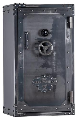 Rhino Ironworks Lightning Series LIX6033 Gun Safe, 60x33x27, 120 Min Fire Rating, 10 Gauge Steel, Antiqued Ironworks Finish, Up to 42 Guns
