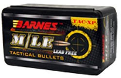 Barnes TAC-XP, .355", 357 Sig Caliber, FB, 125 Grain, 40 Per Box, Not Loaded