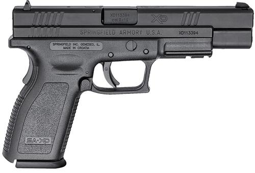 Springfield Pistol XD9401, 9mm, 5", Black Polymer Grips, Black Polymer Finish, 16 Rds