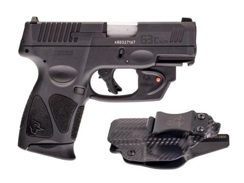 Taurus G3C Pistol 1-G3C931-CK3, 9mm, 3.2in, Black Polymer Grips, 12 Rds