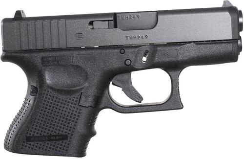 Glock 33 Gen4 Pistol PG3350201, 357 Sig Sauer, 3.78 in, Rough Textured Grip, Black Finish, Fixed Sights, 9 Rd