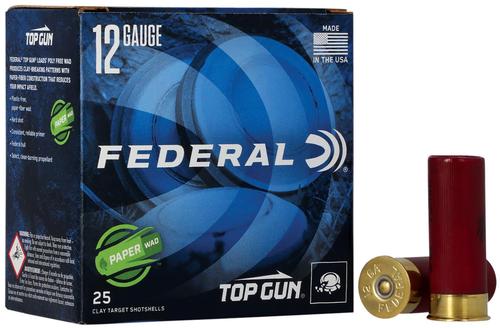 Federal Premium Paper Wad Shotshells GMT12175, 12 Gauge, 2-3/4", 1 oz, #7.5 Lead Shot, 25 Rds/box