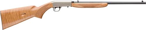 Browning SA-22 Rifle 021022102, 22 Long Rifle, 19 3/8", Semi-Auto, AAA Maple Stock, Satin Nickel Finish