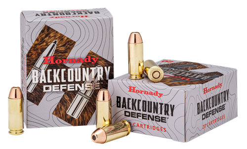 Hornady Back Country Pistol Ammunition 92528, 500 S&W Mag, 500 gr, 20 Rd/Bx