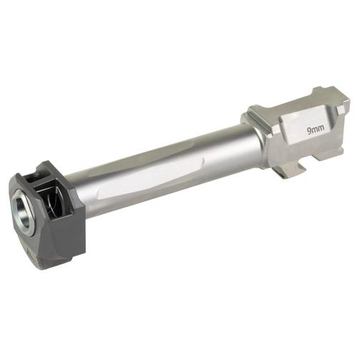 RADIAN Weapons Afterburner + Ramjet Barrel / Compensator For Glock 19 Gen 3, Black/Gray DLC Finish