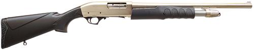 TR Imports Silver Eagle XP Marine Pump Shotgun XP1220M, 12 Gauge, 20", 3" Chmbr, Synthetic Black Stock, Steel Finish