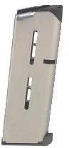 Wilson Officer 45 Automatic Colt Pistol (ACP) 7 Round Stainless Magazine (47OXC)