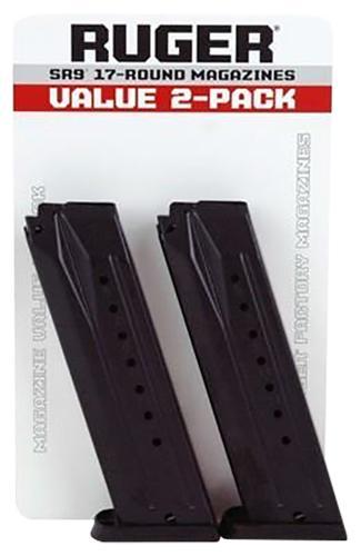 Ruger SR9/SR9C 9mm 17 Round Black Box Magazine (90449)