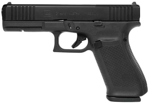 Glock 21 MOS Gen 5, UA215S201MOS, 45 ACP Pistol, 4.61", Black Grips, Black Finish, 10 Rds