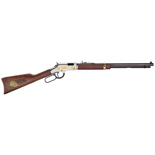 Henry Golden Boy American Construction Rifle H004AC, 22 Short/Long/LR, 20 in, American Walnut Stock, Stainless Finish