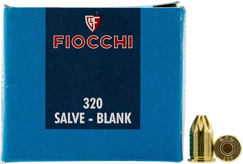 Fiocchi 320BLANK 32 Rimmed Revolver Blank Ammuntion, 50 Rd/Bx