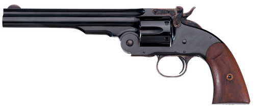 Taylors Second Model Schofield Revolver 550639, 45 Colt (LC), 7", Walnut Grips, Blued Finish, 6rd
