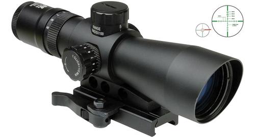 NcStar Mark III Rifle Scope STP3942GV2, 3-9x, 42mm Obj, Black, P4 Sniper Reticle