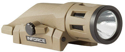 Inforce Multifunction Weaponlight Gen 2, 400 Lumens, FDE Finish, White LED/IR (INFW-06-2)