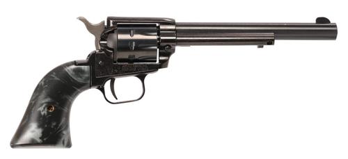 Heritage Rough Rider Small Bore Revolver RR22999B6BP, 22LR, 6.5in, Black Pearl Grips, 9 Rds