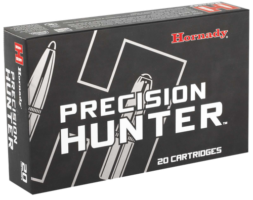Hornady Precision Hunter Rifle Ammunition 82222, 338 Winchester Magnum, ELD-X, 230 GR, 2810 fps, 20 Rd/Bx