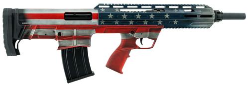 Tisas TBP Semi-Auto Shotgun 21000164, 18.50", 3" Chmbr, American Flag Adjustable Synthetic Stock, 5 Rds