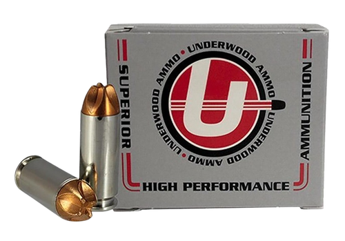Underwood Pistol Ammunition, 10mm, Solid Monolithic, 150 GR, 1425 fps, 20 Rd/bx