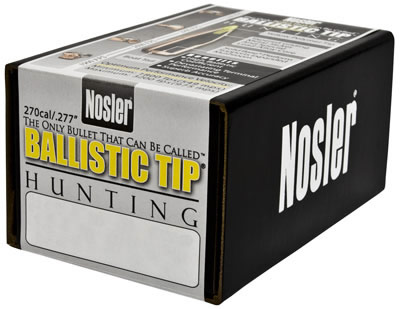 Nosler Spitzer Hunting Ballistic Tip 270 Caliber 140 Grain 50/Box (27140), Not Loaded