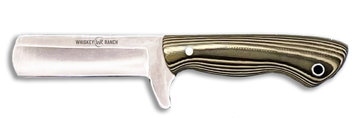 Whiskey Bent Knives Bullcutter Knife, Greensnake Handle (WB40-68)