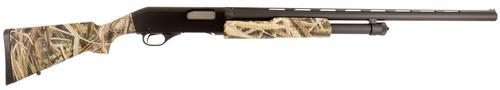 Savage 320 Pump Shotgun 22563, 12 Gauge, 26", 3" Chmbr, Mossy Oak Shadow Grass Blades Synthetic Stock, Black Finish