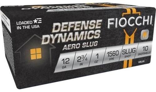 Fiocchi Aero Rifle Slug, 12 Gauge, 2-3/4", 1 oz, 1560 fps, Lead Rifle Slug, 10 Rd/bx