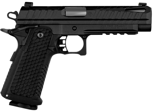 LIVE FREE ARMORY Apollo 11 Optic Ready Pistol LFAPF61205P, 9mm Luger, 4.90in, Aggressive Texture, Elite Black Cerakote Finish, 17 Rds