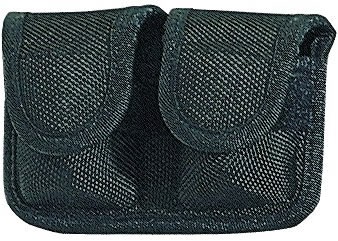 Bianchi Accumold Speedloader Case w/Dual Web Belt Loop, Model 17400, For Holds two Speedloaders .38/.357