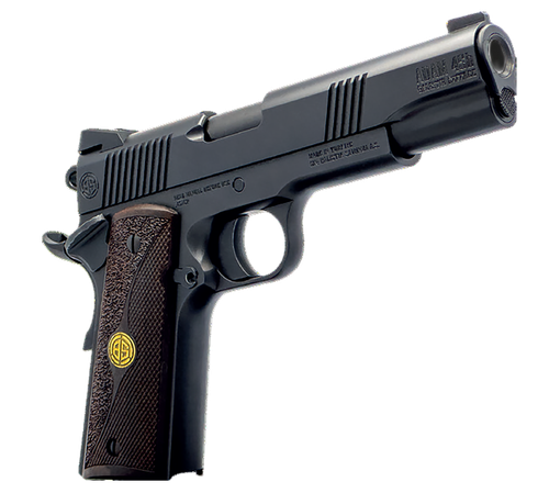 Dickinson 1911 Adam Pistol DCKSN45BB, 45 ACP, 5in, Wood Grips, Black Finish, 8 Rds