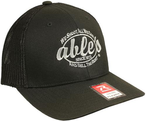 Able's Mesh R-Flex L/XL Cap, Black (ACRFBL)