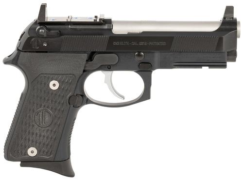 Beretta 92 Elite LTT Compact Optic Ready Pistol LTT92CTJRR, 9mm, 4.25in, VZ G10 Grips, Black Finish, 15 Rds