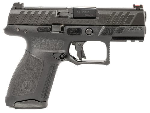 Beretta APX A1 Compact Pistol JAXA1C910FO, 9mm Luger, 3.70", Black Grips, Black Finish, 10 Rds