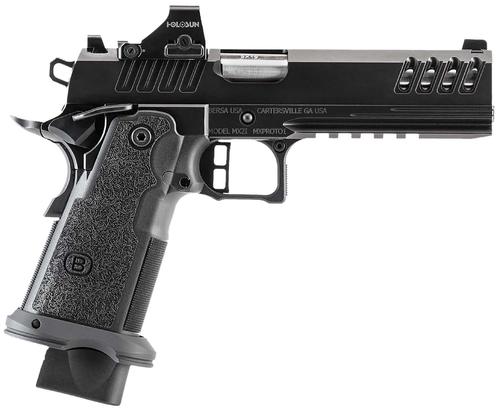 Bersa M2XI Optic Ready Pistol M2XIO5BBFN, 9mm Luger, 5in, Black Polymer Grips, QPQ Tenifer Cerakote Finish, 18 Rds