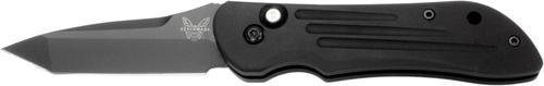 Benchmade Mini-Auto Stryker Folding Knife w/ Black Stainless Steel Tanto Combo Edge Blade (9501SBK)