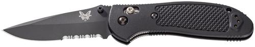 Benchmade Griptilian Folding Knife w/Stainless Steel Black ComboEdge Drop Point Blade