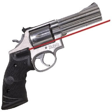 Crimson Trace LG-314 Rubber Overmold Lasergrip For S&W N-Frame Round Butt