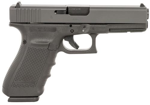 Glock G20 Gen4 Pistol UG2050201, 10mm Auto, 4.61in, Black Texture w/Interchangeable Backstrap, Black Finish, 10 Rds