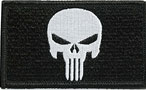Walker Game Ear Punisher Patch with Adhesive, Black (FLGPUNB)