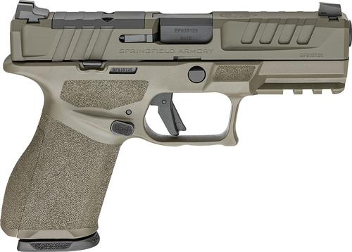 Springfield Echelon 4.0 Compact Optic Ready Pistol EC9409GLCU, 9mm Luger, 4in, Textured, OD Green Cerakote Finish, 10 Rds
