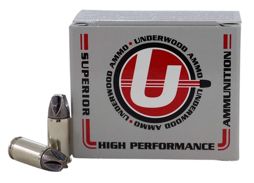 Underwood Platinum Pistol Ammunition, 9mm, Solid Monolithic, 90 GR, 1475 fps, 20 Rd/bx