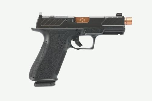 Shadow Systems XR920 Foundation Optic Ready Pistol SS-3309-1D, 9mm, 4in Bronze Barrel, Black Frame Grips, 17 Rds