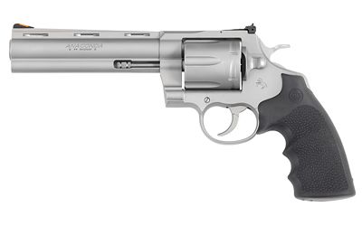 Colt Anaconda Revolver ANACONDA-SM6RTS, 44 Magnum, 6in, Synthetic Grips, Bead-Blasted Stainless Finish, 6 Rds