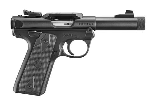 Ruger Mark IV 250th Anniversary Pistol, 22 LR, 4.4", Black Polymer Grips, Black Hard Coat Anodized Finish, 10 Rd