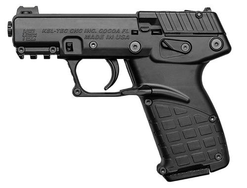 Kel-Tec P17 Pistol P17BBLK10, 22 LR, 3.80in, Textured Grips, Black Finish, 10 Rds