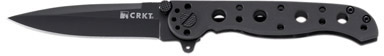 Columbia River M16 Spear Point Black Folding Knife w/Plain Edge (M16-01KS)