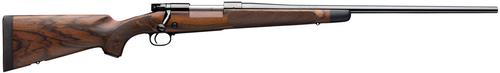 Winchester M70 Super Grade Bolt Action Rifle 535239228, 30-06 Springfield, 24 in, AAA French Walnut Stock, Blue Finish, 5 Rds