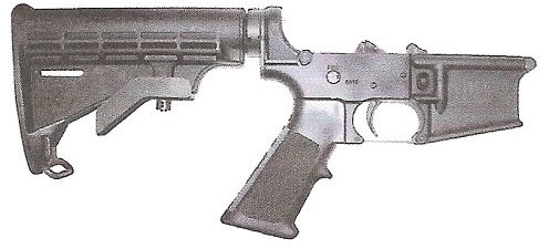 Smith & Wesson 812002 Complete Lower w/Standard Trigger Group & Collapsible Stock