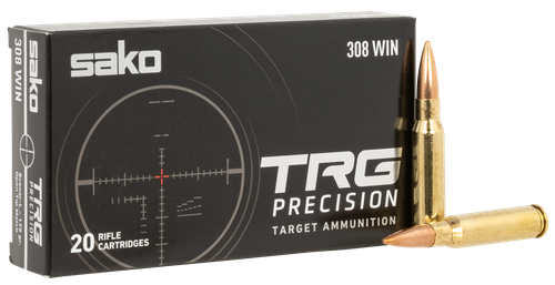 Sako TRG Precision Rifle Ammunition JASTRG308W175B, 308 Win, 175 gr, 20 Rd/Bx