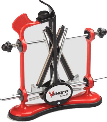 Warthog V-Sharp Classic II Knife Sharpener, Red (C2RD)